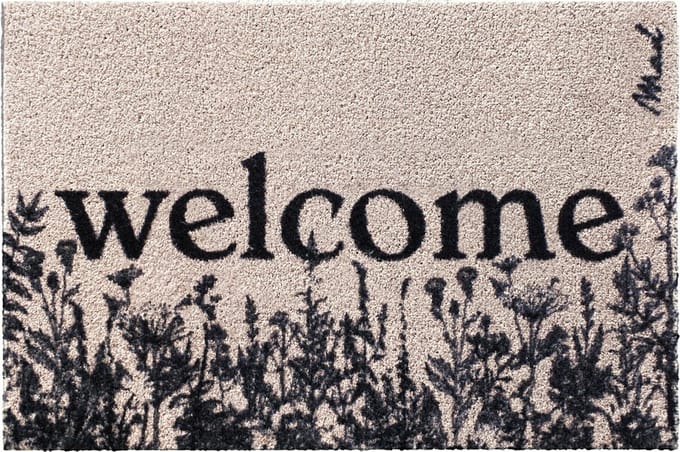 Mad About Mats - OONA - deurmat - welcome - schoonloop/scraper - wasbaar - 50x75cm