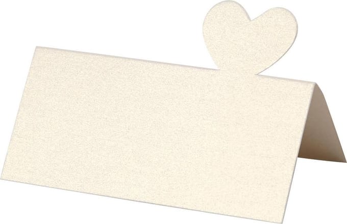 Naamkaarten, afm 8x8,5 cm, 120 gr, off-white, 20 stuk/ 1 doos