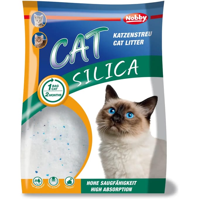 Silica substraat voor katten Nobby Pet