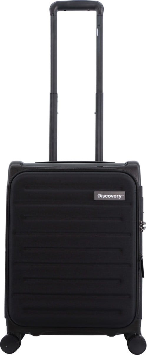 Discovery Motion zachte Handbagage Koffer / Trolley - 53 cm (S) - Zwart - Zwart / Small