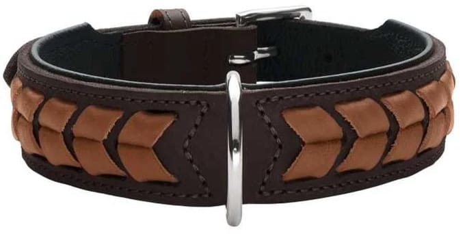 Hunter Hondenhalsband El Paso Bruin Maat S-M