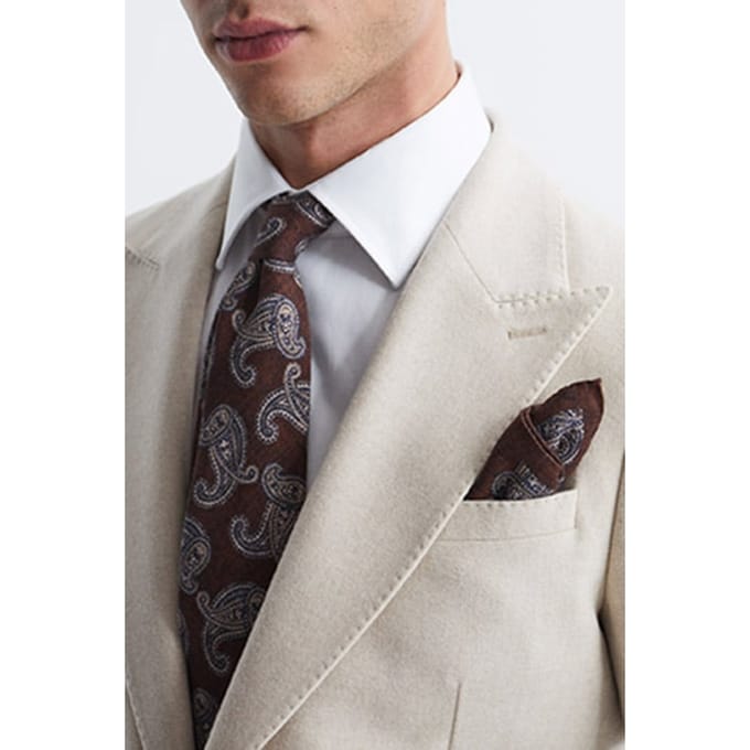 Reiss Water Brown Taglia: OS | Cravatte Outlet | Uomo | Marrone