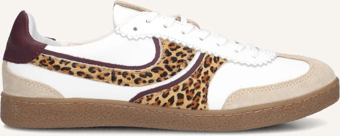 Haboob Charlotte Sneakers - Leer - Dames - Beige - Maat 41