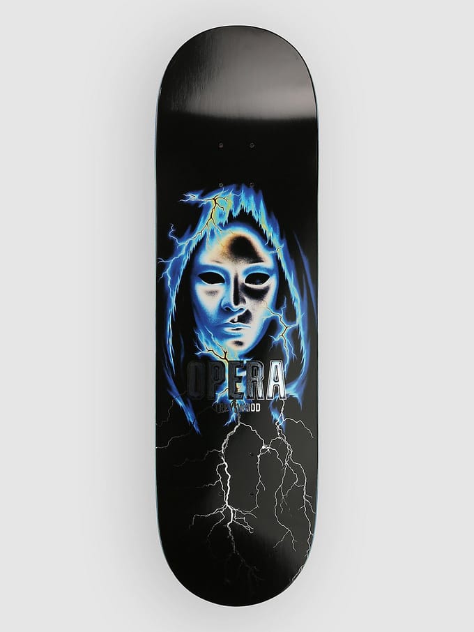 Opera Skateboards Trey Wood Lightning Ex7 8.75" Skateboard Deck zwart