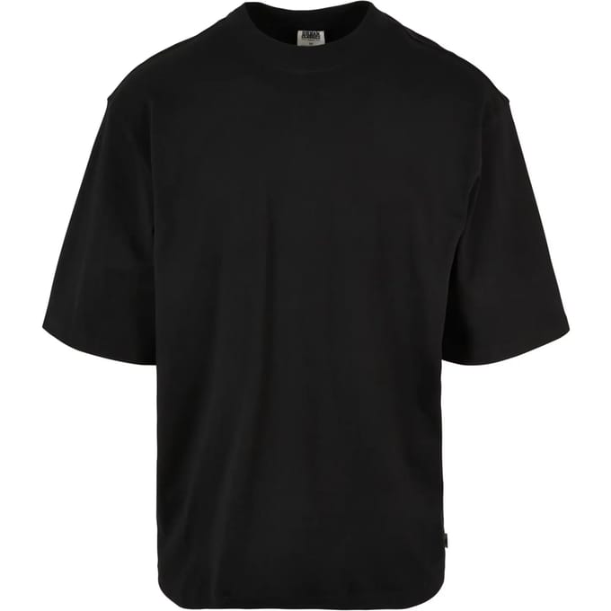 Urban Classics - Organic Oversized Sleeve Heren Tshirt - S - Zwart
