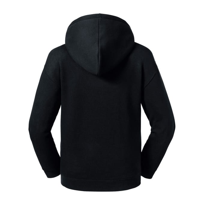 Russell Kinderen/kinderen Authentieke Sweatshirt met kap (Zwart)