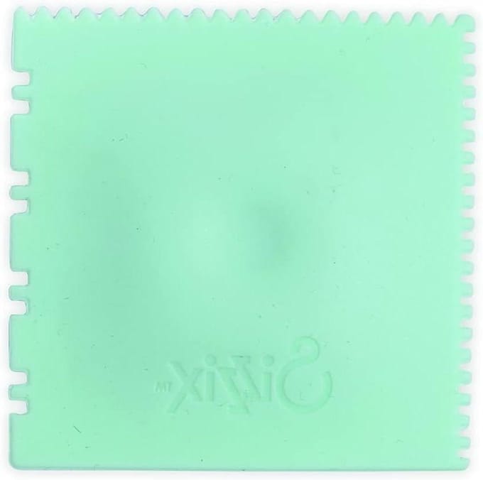 Sizzix Het maken van textuur gereedschap, 3" x 3", mint, 665256, veelkleurig, één maat