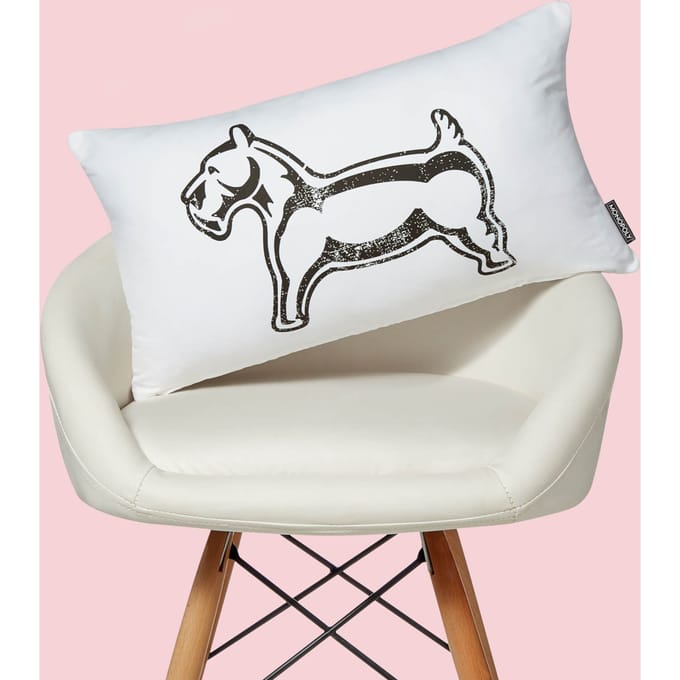 Monopoly Dog Rectangular Cushion - 30x50cm - Soft Touch