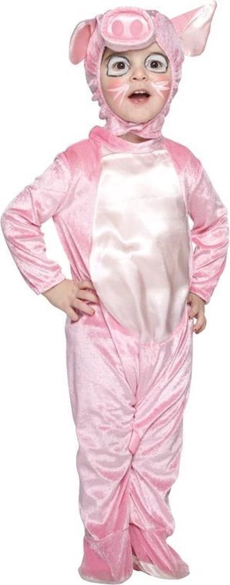 Rubie's Verkleedkostuum Baby Varkentje Junior Maat 86 Roze