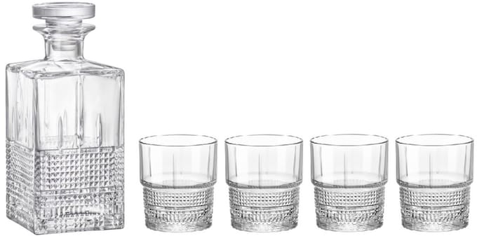 Bormioli Rocco Novecento Liquor whiskeyset - 7-delig