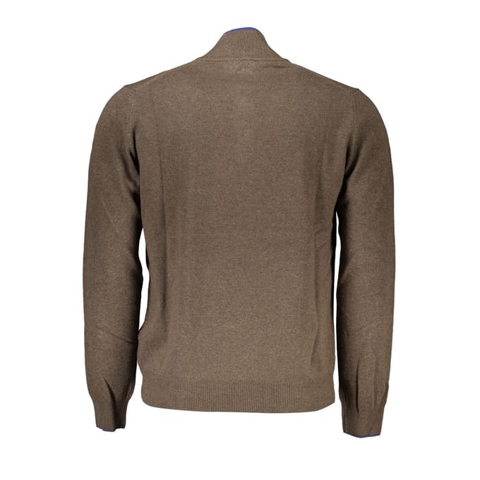Halve Rits Gebreide Trui Casual Stijl