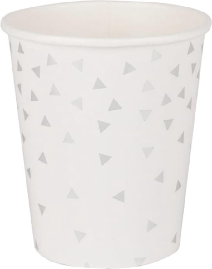 Beker Silver Triangels