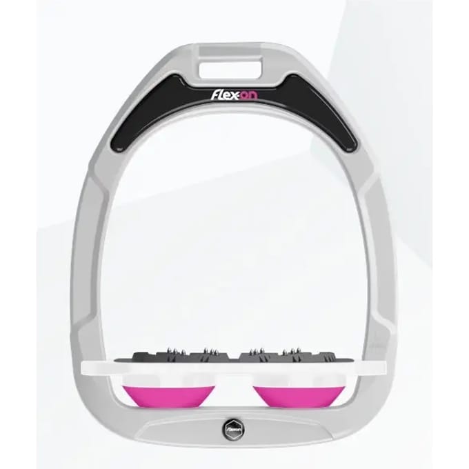 Ultra Grip Platte Beugels Wit/Wit/Roze Flex-On Green Composite