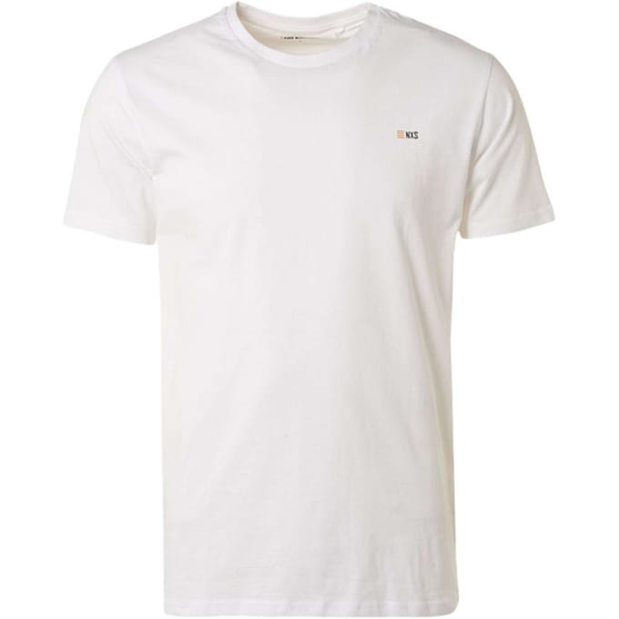 No Excess T-shirt crewneck solid basic white