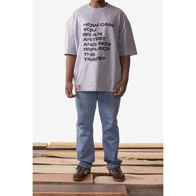 Daily Paper Grey Kengra T-shirt Größe: S | Hemden Outlet | Unisex | Grau
