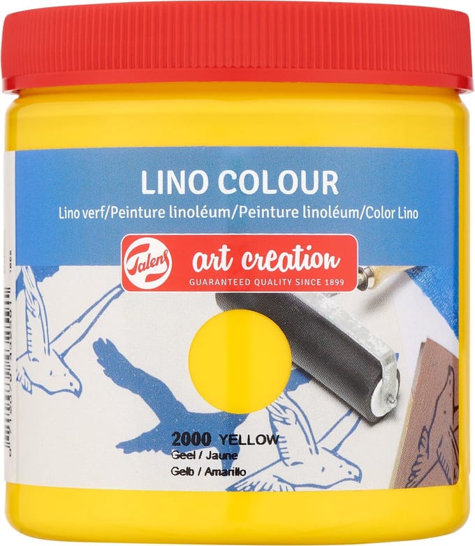 Peinture pour linogravure - Jaune - Linoléum - Art Création - 250ml