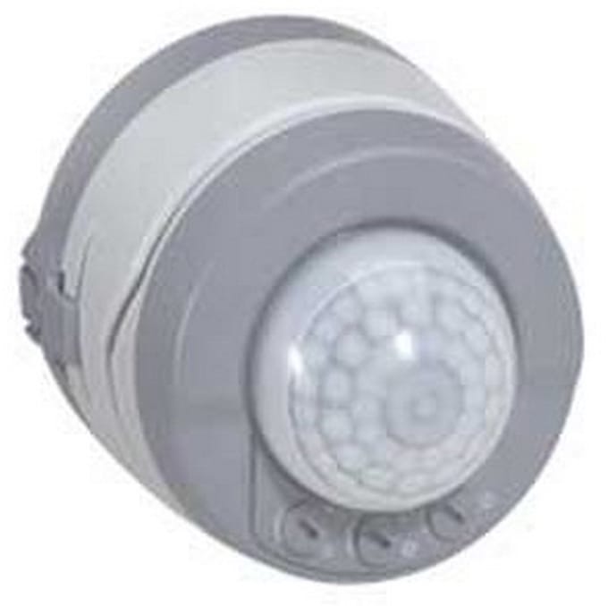 Bewegingsmelder - Waterdichte Sensor - Veilige Omgeving - 360 Graden Detectie - 9.2 x 9.2 x 11 cm - Grijs