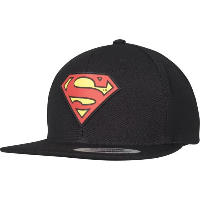 Merchcode Superman - Superman Snapback Pet - Zwart