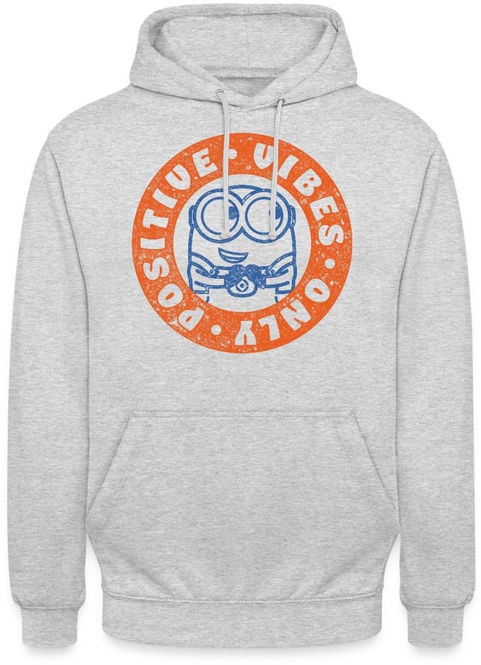 Minions Bob Positive Vibes Hoodie Unisex