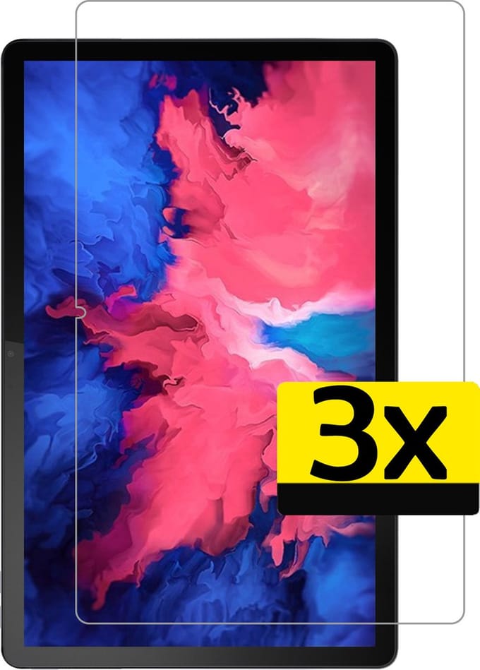 Screenprotector - Geschikt voor Lenovo Tab P11 Plus - 3 Stuks - Extra Sterk - Beschermglas - Gehard Glas - Tempered Glass - Screen Protector