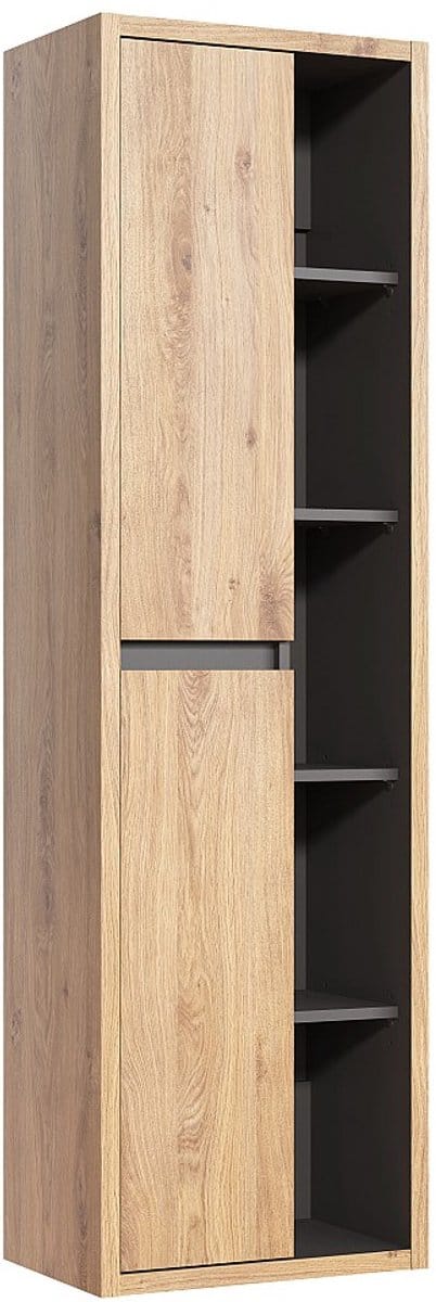 Vente-unique Zwevende badkamerkolom - Licht naturel - H170 cm - PURNAL