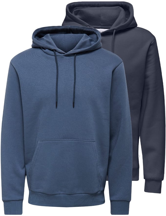 Only & Sons Heren hoddie 2 pack Ceres
