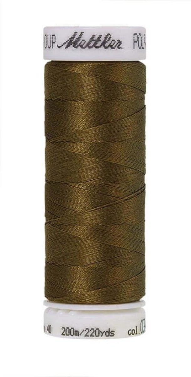 AMANN POLYSHEEN NAAI-BORDUURGAREN, COL-0345 GROEN, 200M, PER STUK.