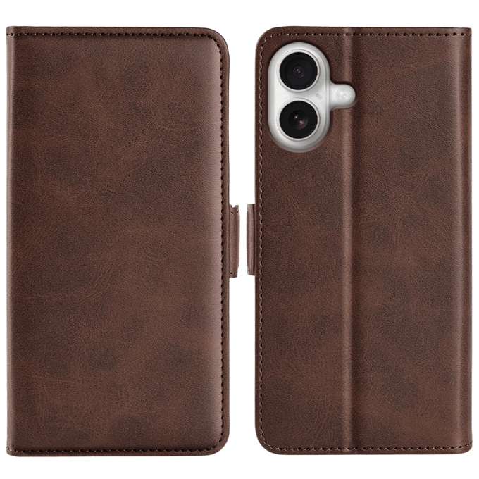 Comfycase Apple iPhone 17 Bookcase Hoesje Bruin