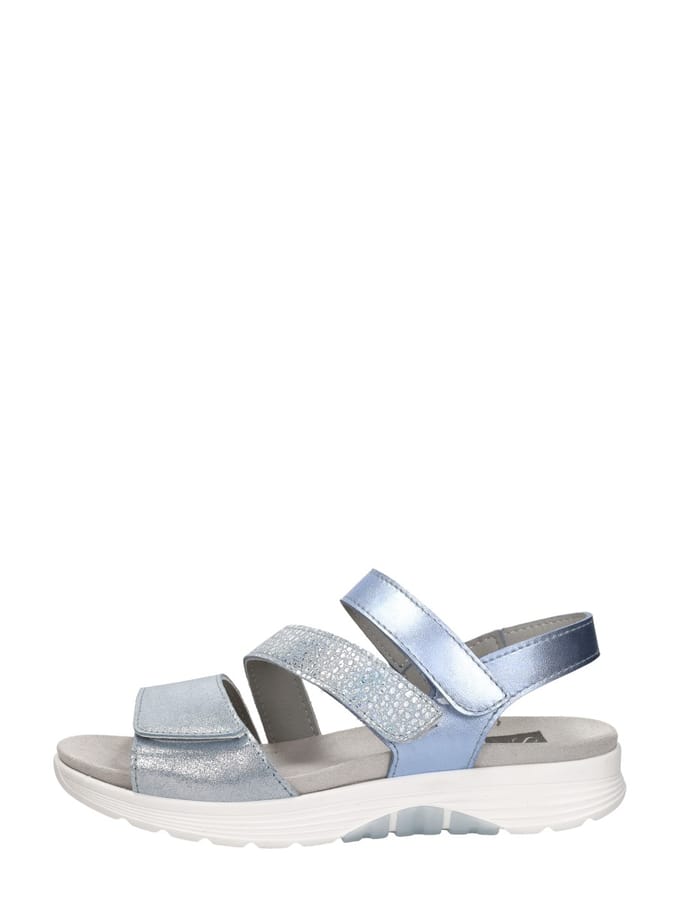 SUB55 Comfort Collection Sunny 31 Sandalen Plat - licht blauw - Maat 38