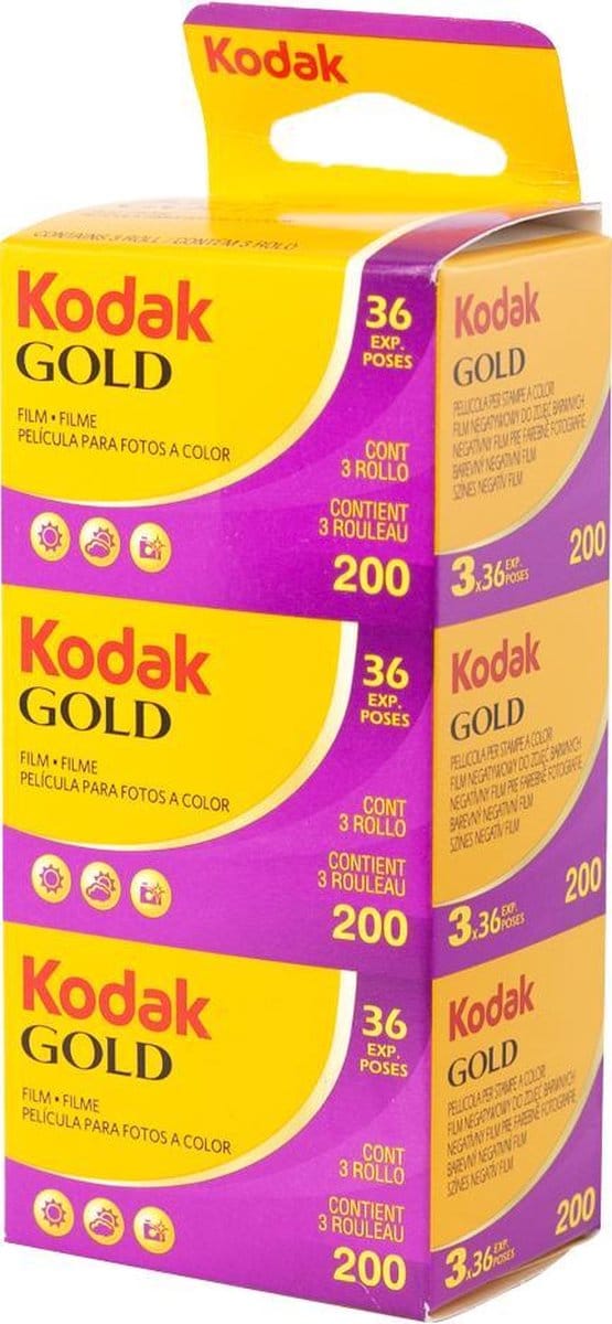 Kodak Gold 200 ISO 36 exp. 3-PAK