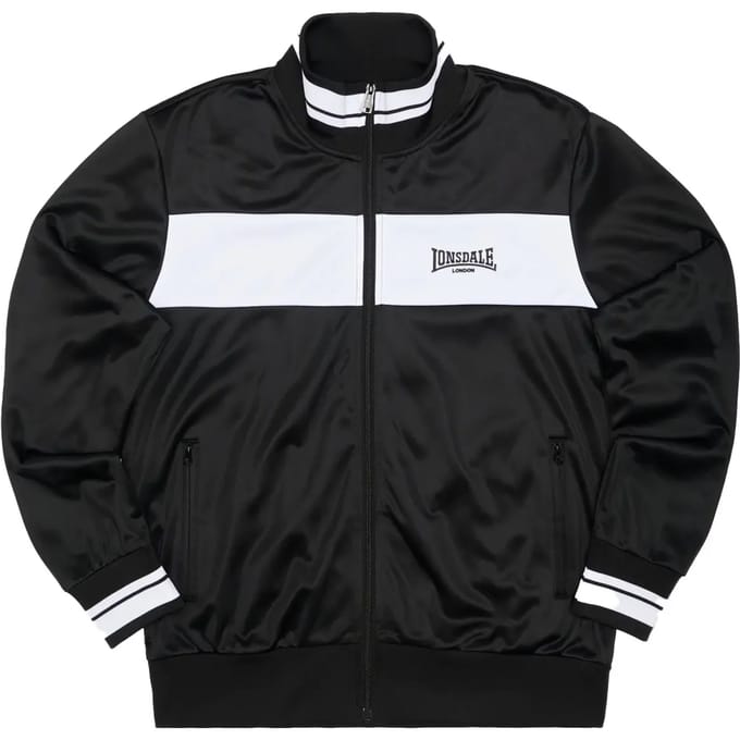 Lonsdale Meols Sweatshirt Met Rits Zwart L Man