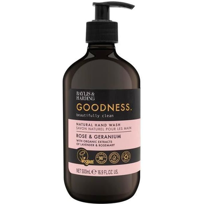 Baylis & Harding Baylis &amp; Harding Goodness Rose &amp; Geranium Hand Soap 500 ml