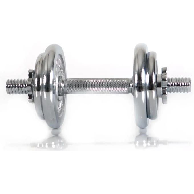 Finnlo Dumbbell Set - Verstelbaar - Chroom - 10 kg