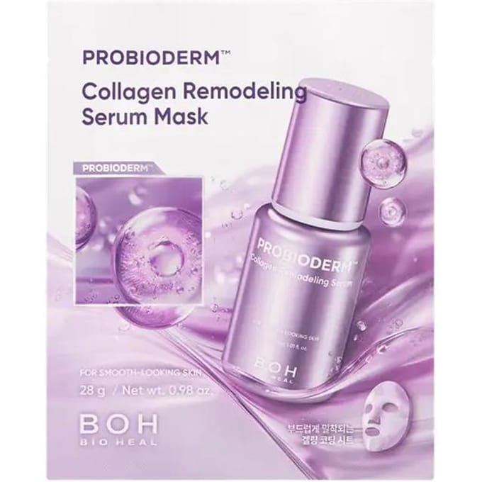 [BIO HEAL BOH] Masque Sérum Remodelant Collagène Probioderm 28g*6EA 1EA white