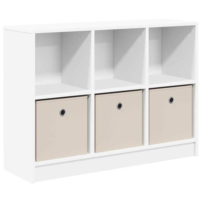 vidaXL - Dressoir - Wit - 88,5 - x - 27,5 - x - 63,5 - cm