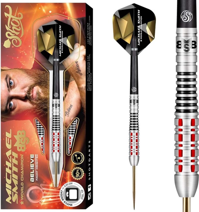 Shot Michael Smith Believe 90% - Dartpijlen