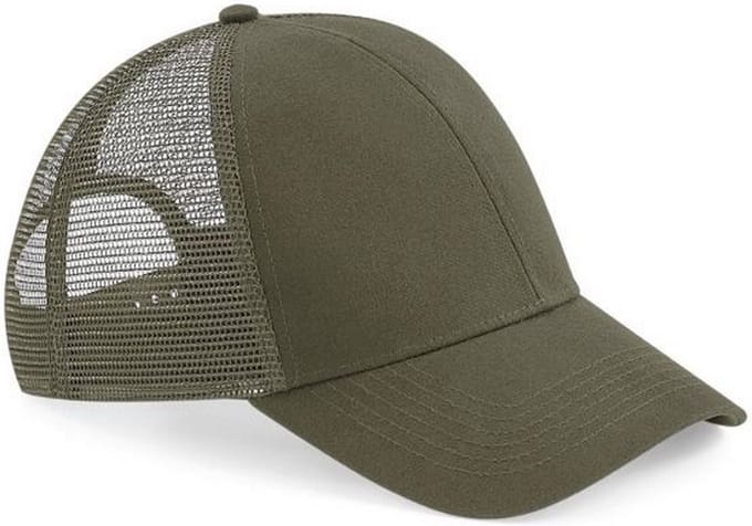 Beechfield Unisex Volwassen Trucker Cap (Olijfgroen)