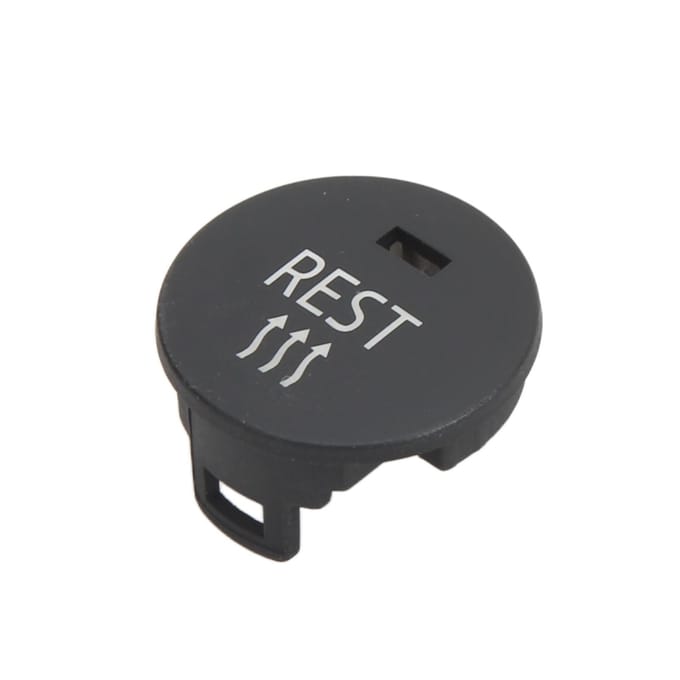 Couvercle de bouton de contrôle REST de la climatisation Icône transparente Remplacement en ABS pour Série 5 E60 E61 gray