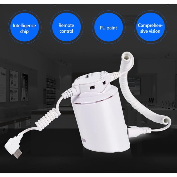 Mobiele Telefoon Anti-Diefstal Display Alarm Mobiele Telefoon Standaard Winkel Houder Type 2 white