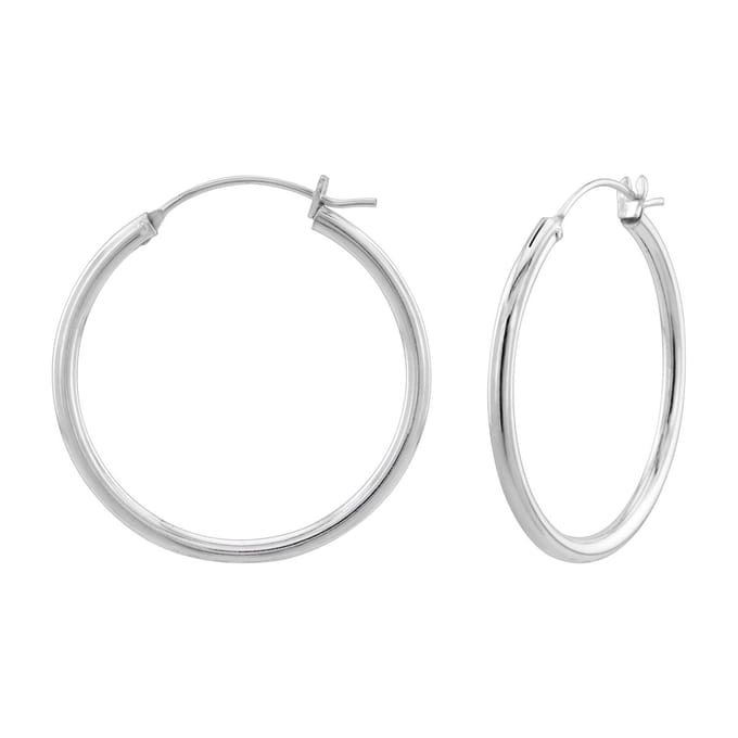 WeLoveSilver - Oorringen - 925 Zilver - Brede Band - 30mm