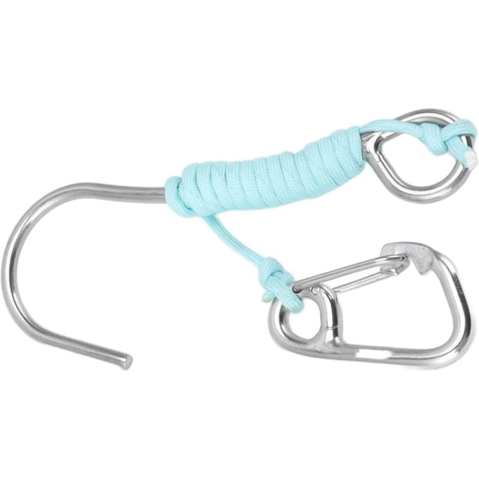 Duikhaak Enkel 316 Roestvrij Staal Anti-Verlies Koraalhaak met Lanyard Lichtgevend in het Donker voor blauw