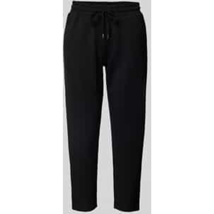 Sweatpants met paspelzakken aan de achterkant