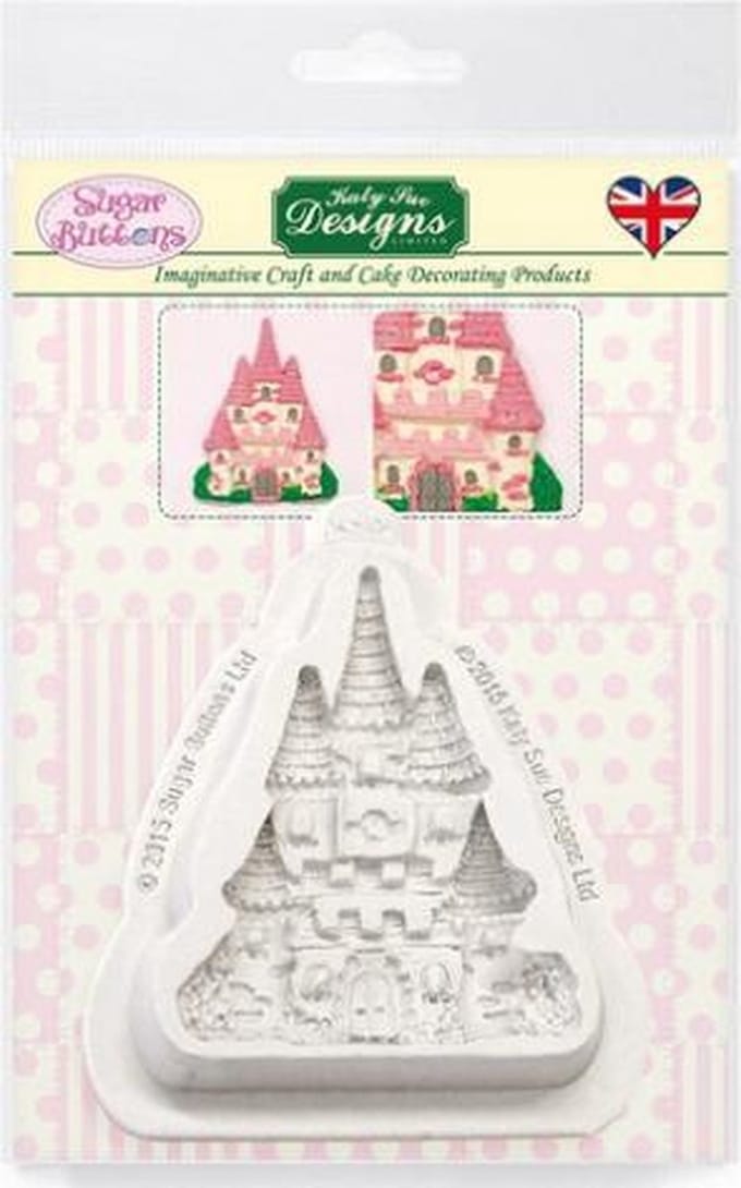 Katy Sue  Sprookjes Kasteel Siliconen Mold - Sugar Buttons