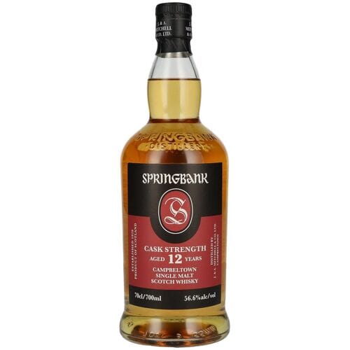 Springbank 12 Years Old CASK STRENGTH Campbeltown Single Malt Scotch Whisky 56,6% Vol. 0,7l