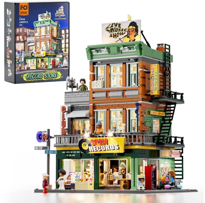 LUMIBRICKS Record store - F9058 - - ONESIZE