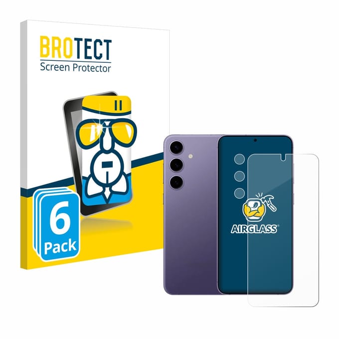 Screenprotector 6 Stuks voor Samsung Galaxy S24 (Voor+Camera) Beschermglas transparant