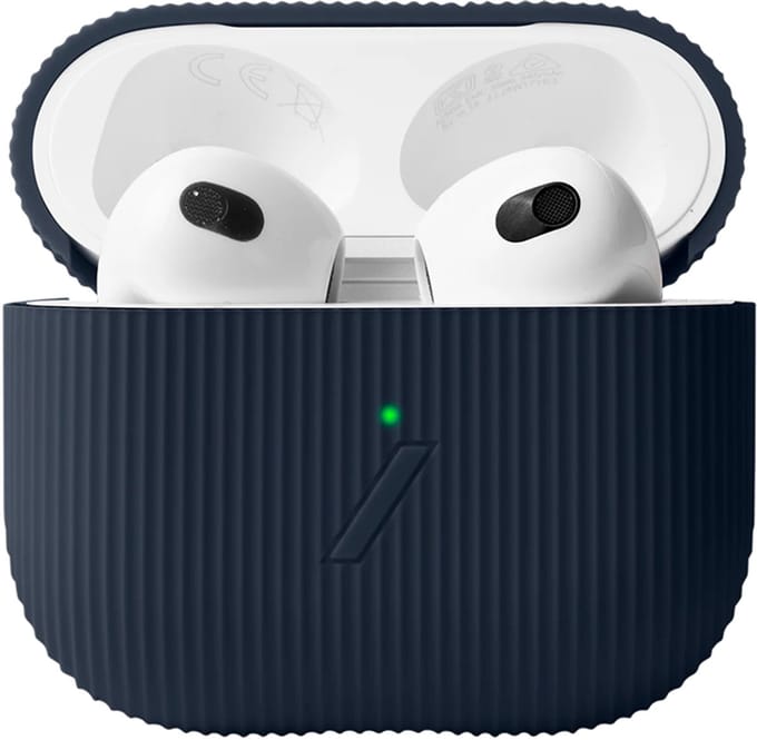 Native Union, Coque pour AirPods 3 Finition Rainurée Protection Antichoc, Blauw
