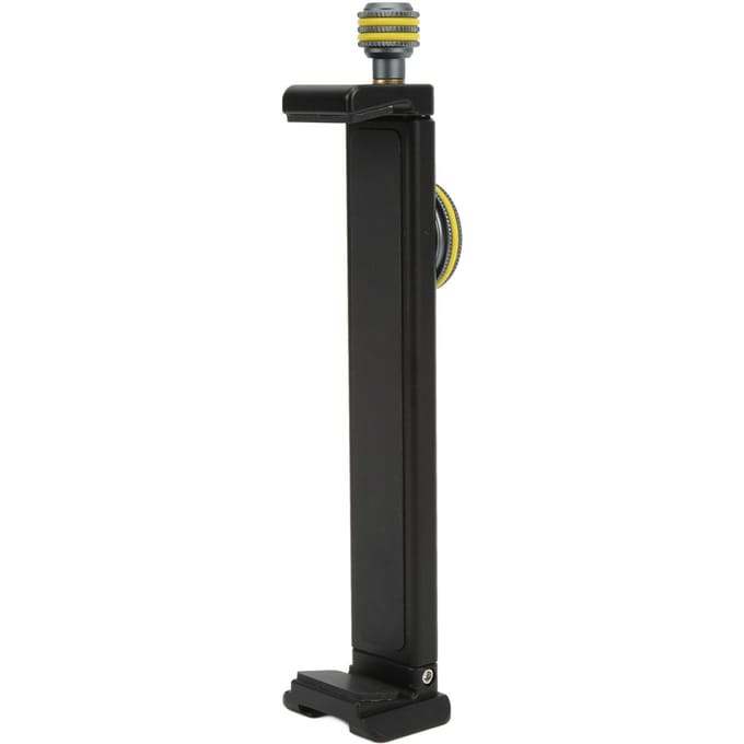 Aluminium Tablethouder Statiefmontage Adapter Universele Tabletklem met Cold Shoe Mount en 14 black
