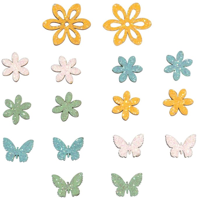 Scatter Pieces Bloem en Vlinder "Franca