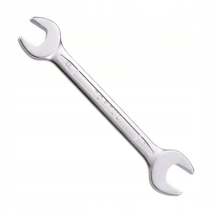 Dubbele Ringsleutel 24x27 mm CR-V Chroom - Sterk Gereedschap